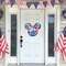 4th of July Welcome Mouse Door Sign Fourth of July Wreaths Front Door